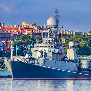 Navy Day in St Petersburg